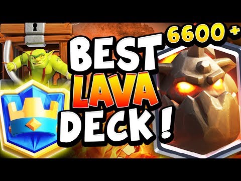 6600+ TOP LADDER with BEST LAVA MINER DECK in the META! - CLASH ROYALE