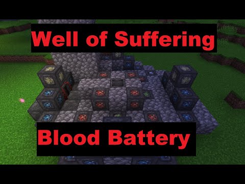 How to set up a Well of Suffering - Blood Magic - Minecraft 1.16.5