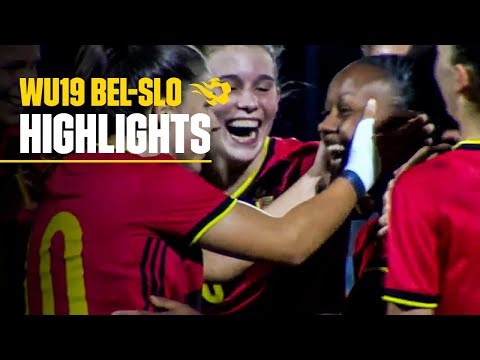 WU19 Belgium 5-0 WU19 Slovenia | #WU19 | #WU19EURO Qualifiers