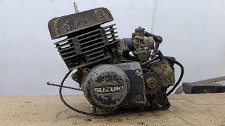 Suzuki TS250 Engine full Restoration 1977