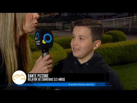 Dante "Piki" Pizzone en TV PUBLICA "Grandes Premios del Turf"