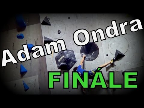 Adam Ondra - FINÁLE ČP v lezení na obtížnost Praha 2016