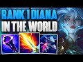 BEST DIANA IN THE WORLD AMAZING MID GAMEPLAY! | CHALLENGER DIANA MID GAMEPLAY | Patch 14.7 S14