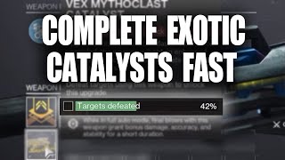 How To Complete Exotic Catalysts FAST - Destiny 2 Trick