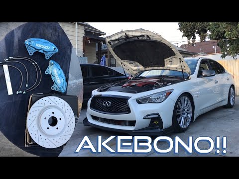 Q50 BIG BRAKE UPGRADE! - Part 1