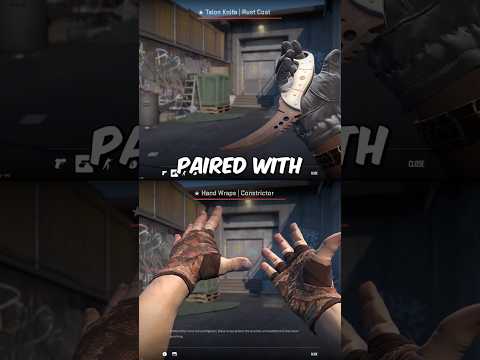 Most UNDERRATED Knife-Glove Combo pt.1 | Talon Knife Rust Coat BS x Hand Wraps Constrictor MW #cs2