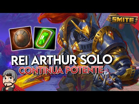 O REI CONTINUA POTENTE! KING ARTHUR SOLO - Master Ranked Conquista - ⚡ Smite BR