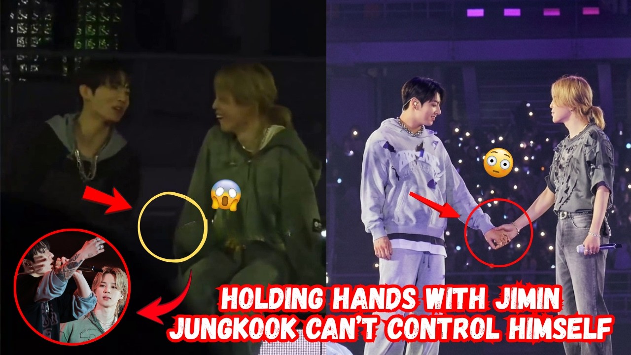 CONFIRMED! Jungkook Can’t Control Himself When He Touches Jimin… They Are Holding Hands 💜