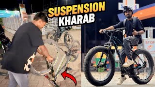 Sujal Ki Cycle Ka Suspension Kharab 😅 Dekho kaise thik kiya 🛠️