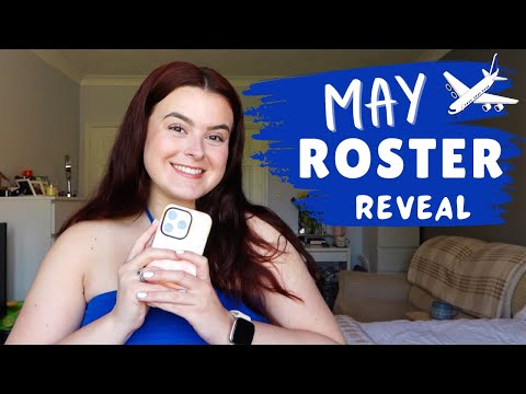 MAY ROSTER REVEAL! | New Cabin Crew Flight Schedule