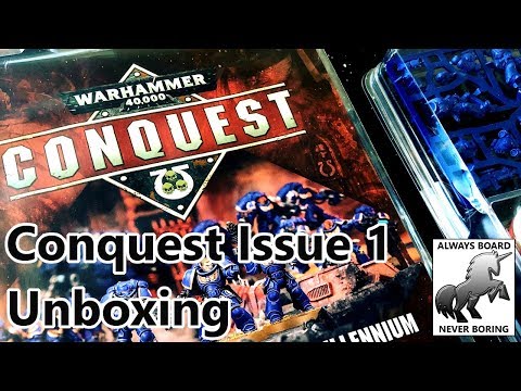 Unboxing Warhammer 40,000: Conquest Issue One (Hachette Partworks Magazine)