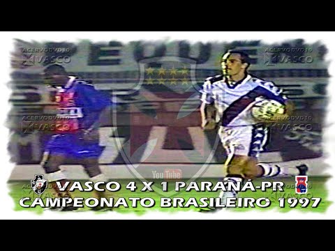 Vasco x Paraná-PR - Brasileiro 1997 "Há 28 Anos"