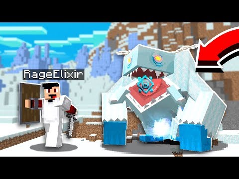 RageElixir - EXPLORING AN ICE DUNGEON IN MINECRAFT..