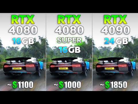 RTX 4080 vs RTX 4080 SUPER vs RTX 4090 - Test in 8 Games