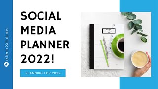 The Social Media Planner for Social Media Marketing 2022