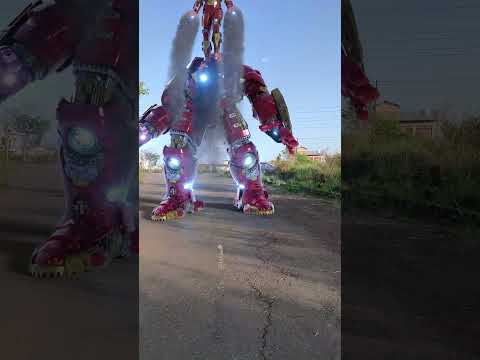 Iron man Hulk Buster Suitup scene | URU VFX | #ironman #marvel #vfx #hulkbuster #shorts