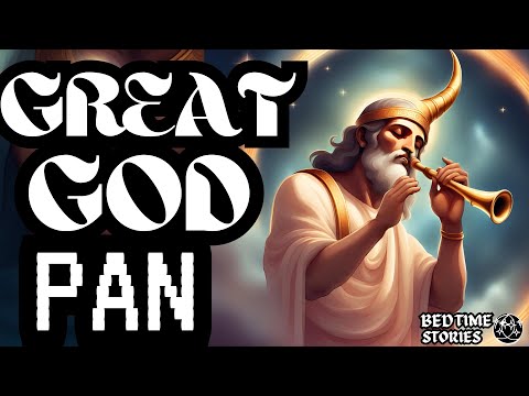 The Great God Pan || Dark Screen || Fantasy Bedtime Stories with Rain and Thunderstorm Sounds