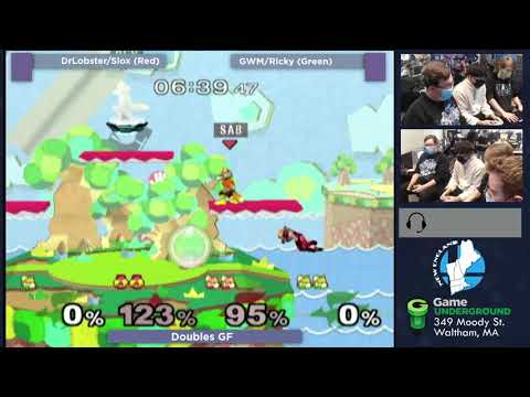 Mass Madness 34 SSBM - YAMI/GWM [L] (Green) vs. DrLobster/SloX (Red) - Melee Doubles GF
