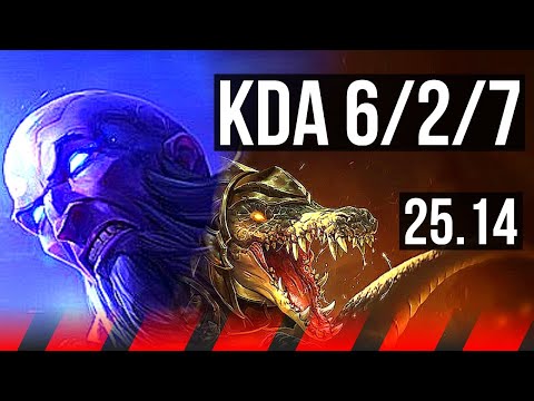 RYZE vs RENEKTON (TOP) | 6/2/7, 800+ games | EUW Master | 25.14