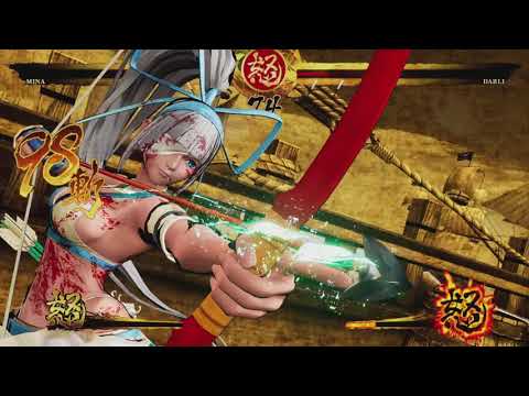Mina vs Darli Dagger - Samurai Shodown Gameplay