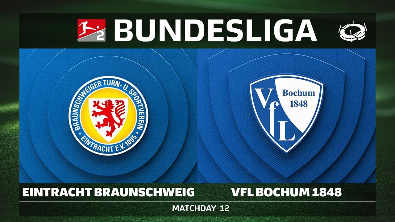 LIVE 🔴 Eintracht Braunschweig vs. VfL Bochum 1848 | Matchday 12 - Bundesliga 2 2025/26