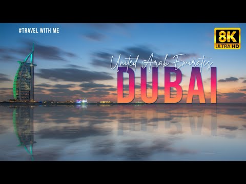 DUBAI, United Arab Emirates In 8K ULTRA HD HDR 60 FPS - Soft Piano Music #dubai#8k video