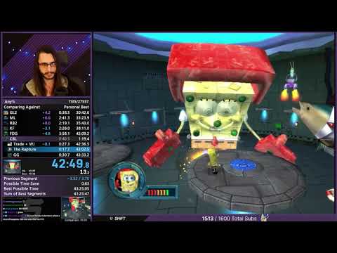 SHiFT sets a Battle for Bikini Bottom world record - any% in 43:27