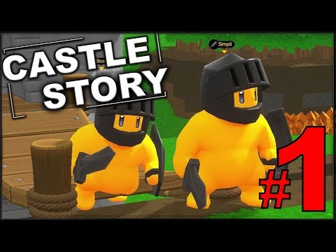 СТРОИМ И ОБОРОНЯЕМ КРЕПОСТЬ - CASTLE STORY #1