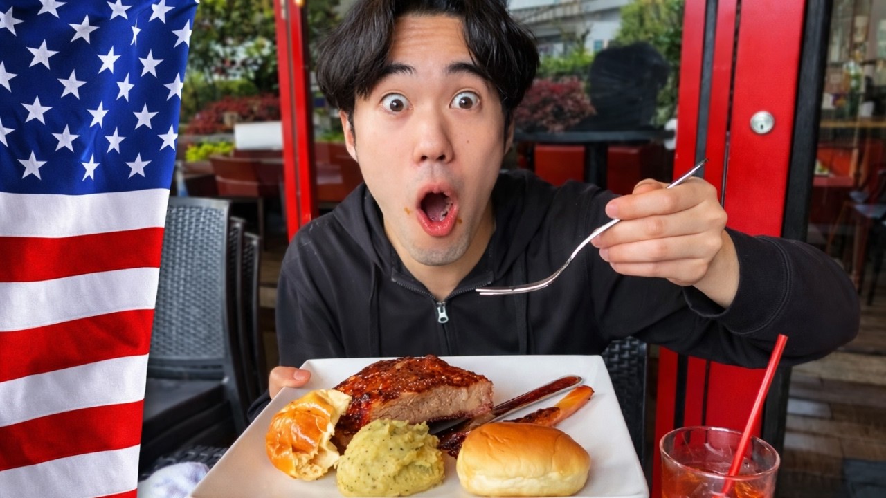 Japanese Trying American BBQ For The First Time