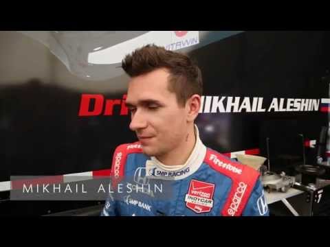 Mikhail Aleshin recaps his first practice session at Long Beach.