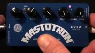 Video thumbnail for ZVEX Mastotron demo video by Zachary Vex by Z VEX