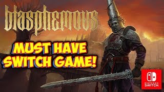 Blasphemous - Must Have BRUTAL Metroidvania On Nintendo Switch! First Impressions!