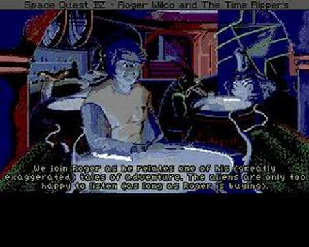 Space Quest 4 Amiga version longplay Part 1/7 (intro)