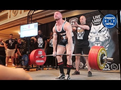 Garrett Fear - 830 kg (1830 lbs) @ 21 y/o - Iron Dog 1 - 1st Place 90 kg (198 lbs)