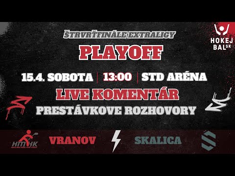 Zostrih HMHK Vranov nad Topľou - HBK Hokejmarket Skalica --- 3.zápas