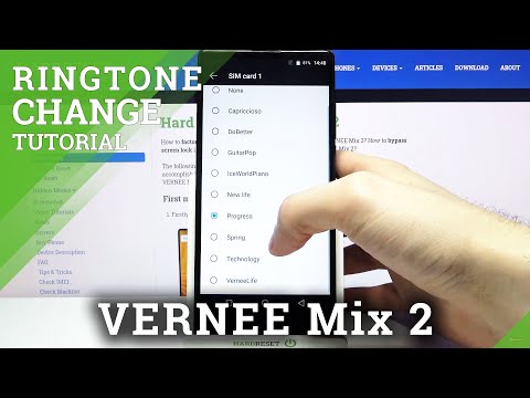 How to Find Ringtone List on VERNEE Mix 2 – Default Ringtones