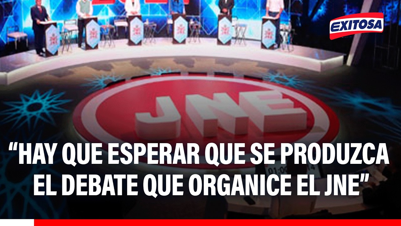 🔴🔵 Debate para la segunda vuelta de mayor relevancia será el que organice el JNE, señala experto