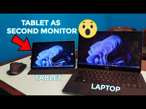 How to use Tablet as a secondary screen