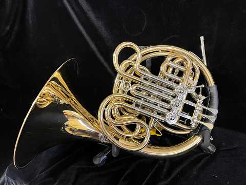 Beautiful Gold Brass Alexander 103 Double Horn image 14