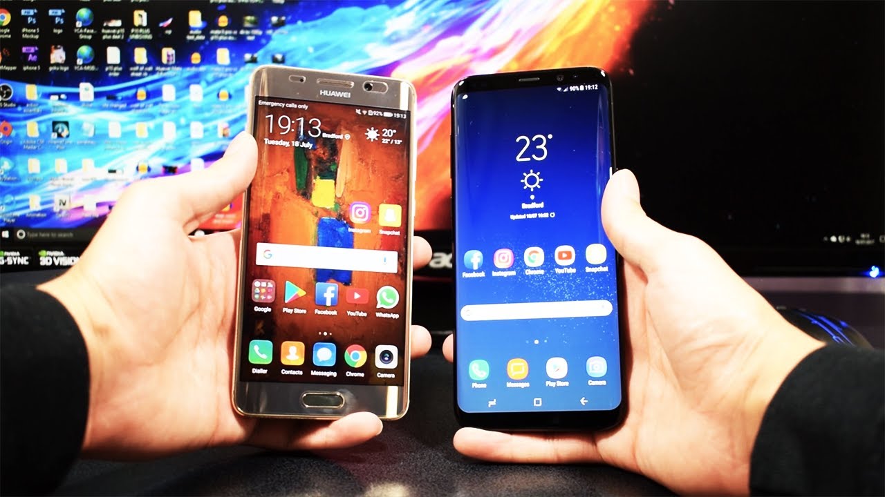 Samsung Galaxy S8 Plus VS Huawei Mate 9 Pro - Speed Test