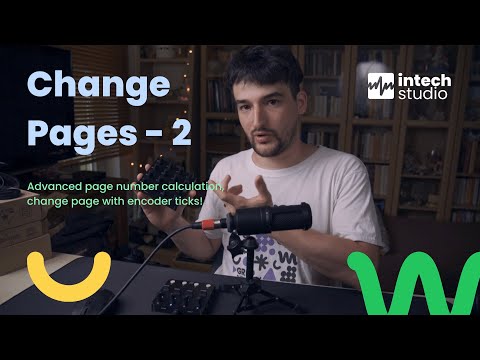 Change Pages With Modulus % Calculation And Go To Previous/Next With Encoder Rotation