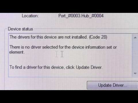Troubleshooting the USB to Serial Port Connection