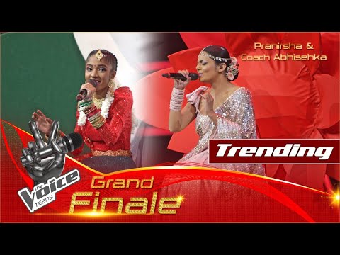 Coach Abhisheka & Pranirsha Thiyagaraja | Nissara (නිස්සාර) | Grand Finale | The Voice Teens SL