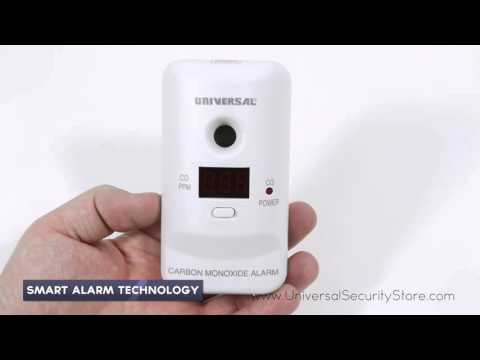 Usi every room digital carbon monoxide smart alarm with 10 y...