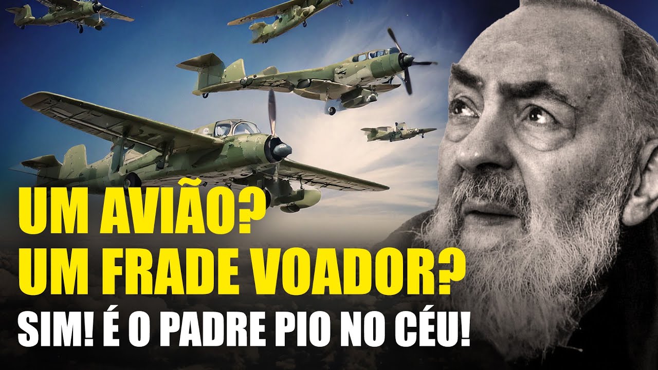 Padre Pio Apareceu no Céu e Parou um Bombardeio!