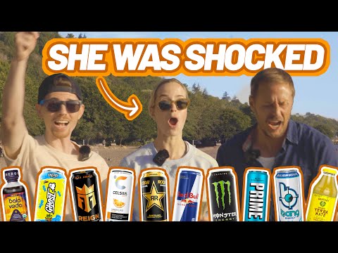 Random People Ranking ENERGY DRINKS - Crowning AMERICA'S FAVORITE 👑