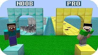 QUE CAMINO DEBE ELEGIR EL NOOB DIAMANTE VS ORO MINECRAFT TROLL