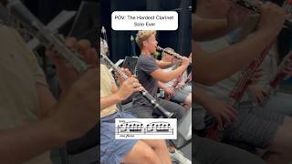The hardest clarinet solo ever #clarinet