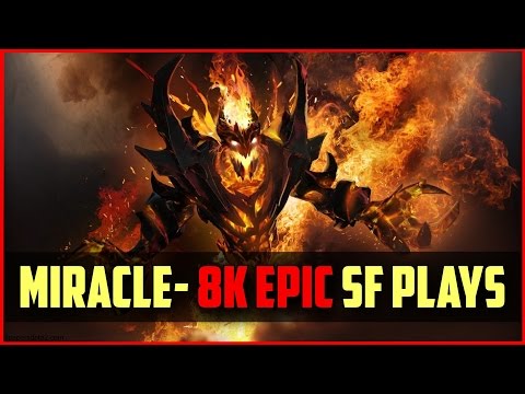 Miracle- INCREDIBLE 8000 MMR Shadow Fiend | ranked DOTA 2 gameplay