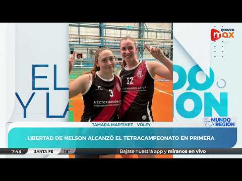 Libertad de Nelson alcanzó el tetracampeonato en primera | Tamara Martínez - Voley